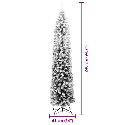 vidaXL Artificial Christmas Tree with 300 LEDs with Stand Green 240 cm