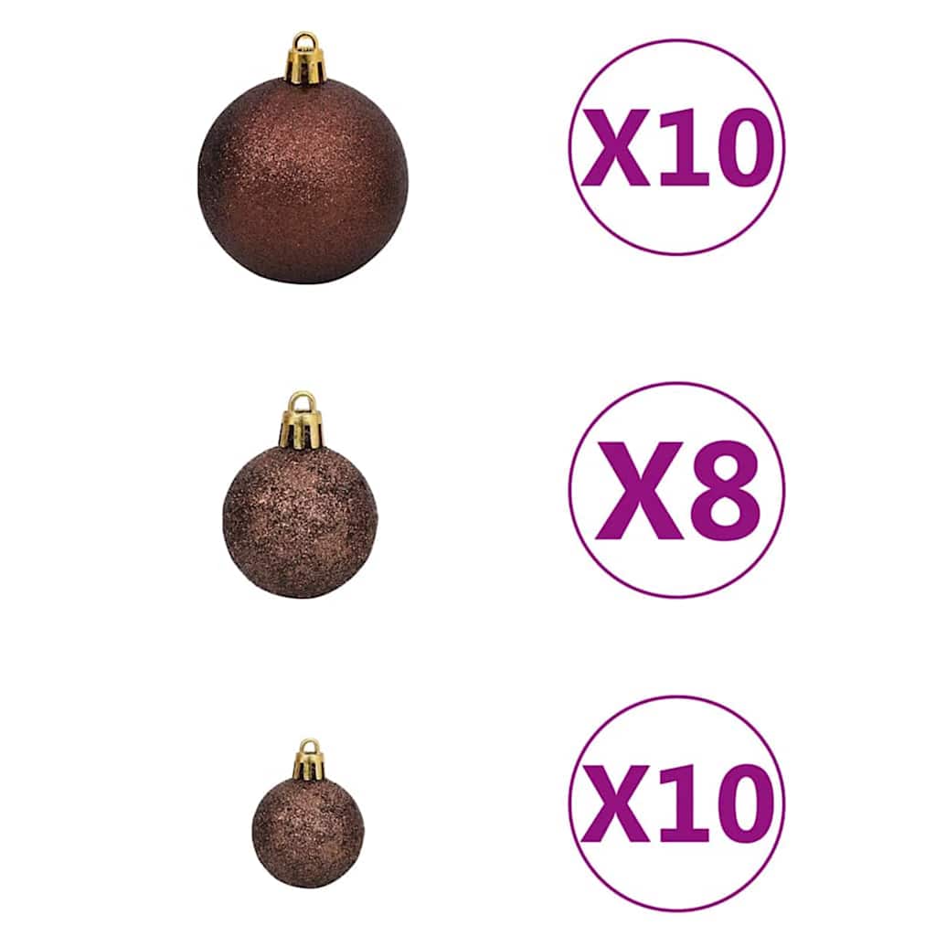 vidaXL Artificial Christmas Tree with 300 LEDs with Stand Green 240 cm