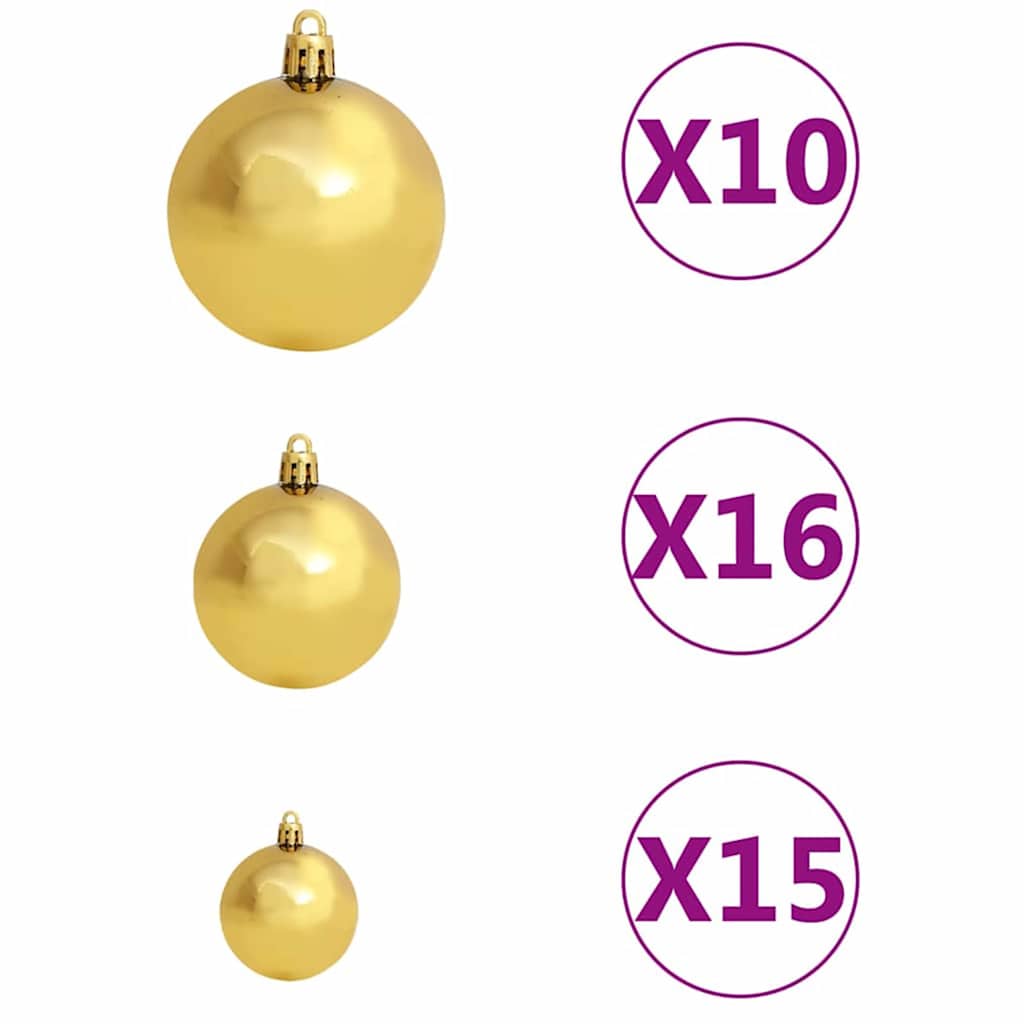 vidaXL Artificial Christmas Tree with 300 LEDs with Stand Green 240 cm