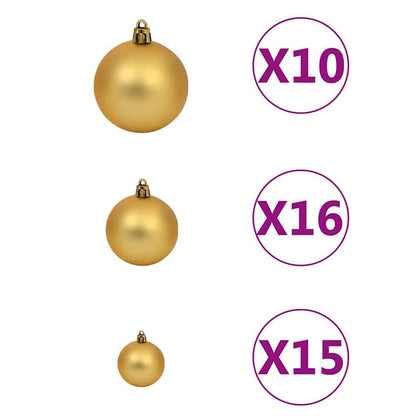 vidaXL Artificial Christmas Tree with 300 LEDs with Stand Green 240 cm