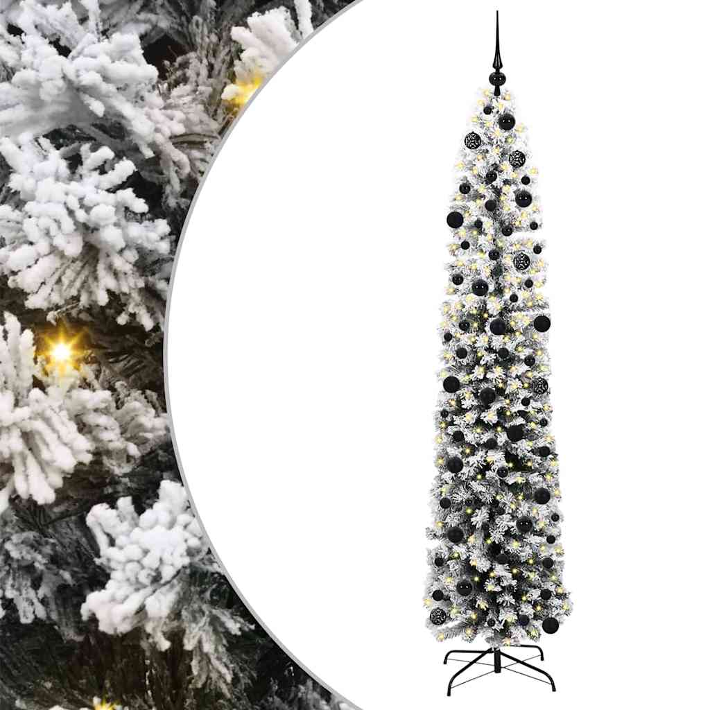 vidaXL Artificial Christmas Tree with 300 LEDs with Stand Green 240 cm