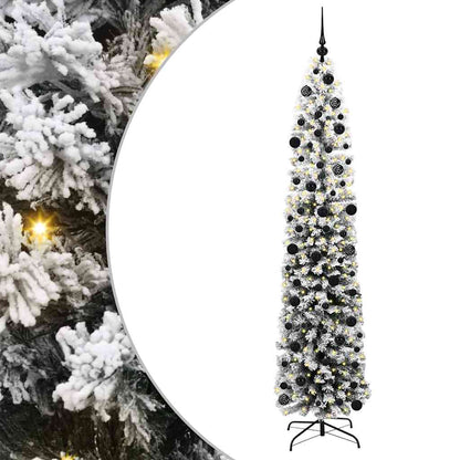 vidaXL Artificial Christmas Tree with 300 LEDs with Stand Green 240 cm