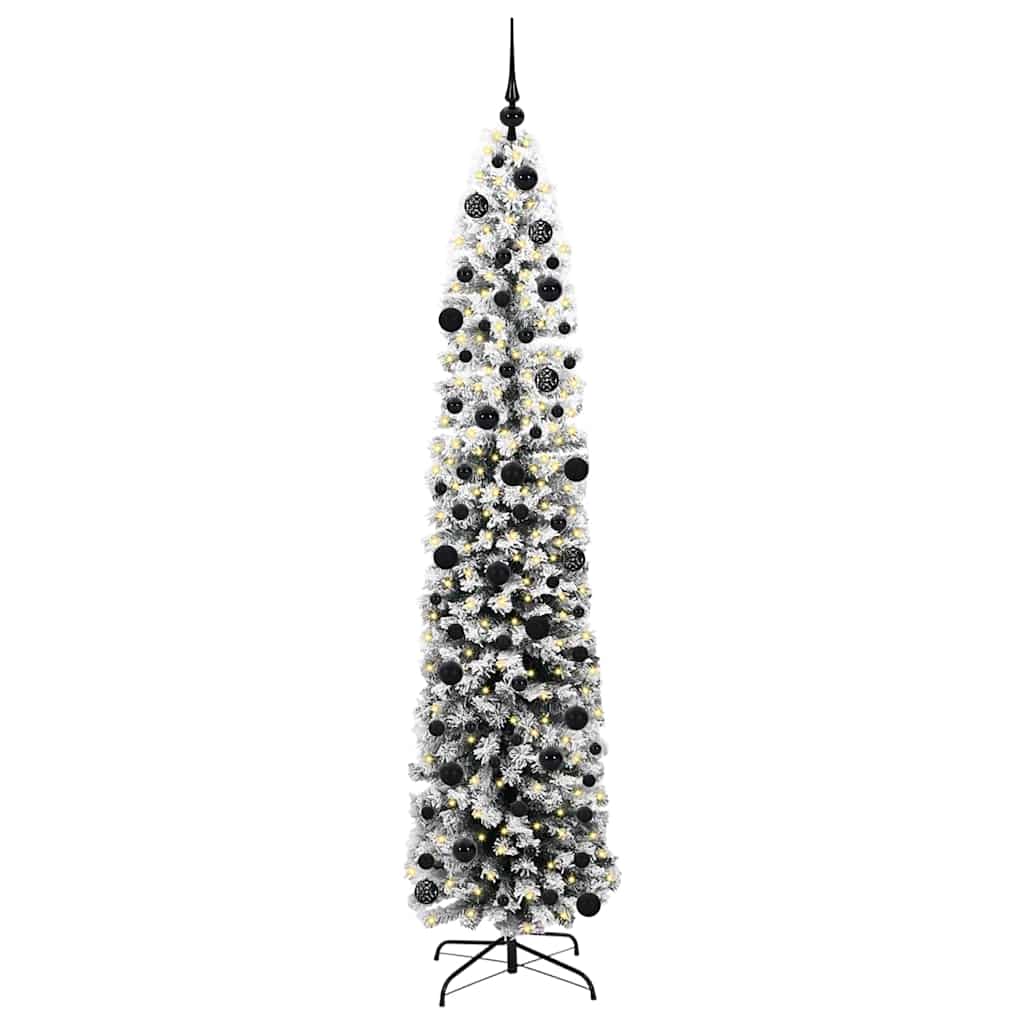 vidaXL Artificial Christmas Tree with 300 LEDs with Stand Green 240 cm