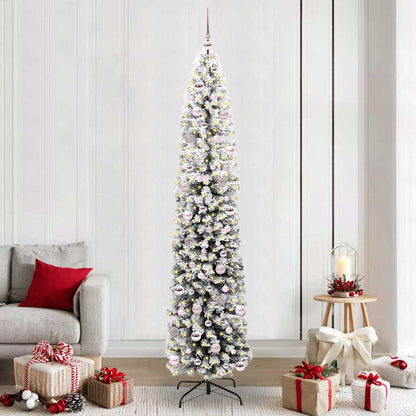 vidaXL Artificial Christmas Tree with 300 LEDs with Stand Green 240 cm