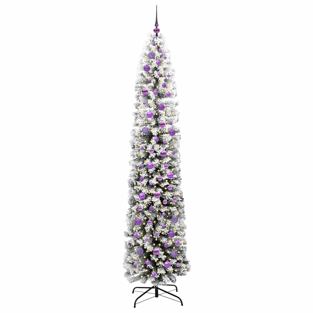 vidaXL Artificial Christmas Tree with 300 LEDs with Stand Green 240 cm