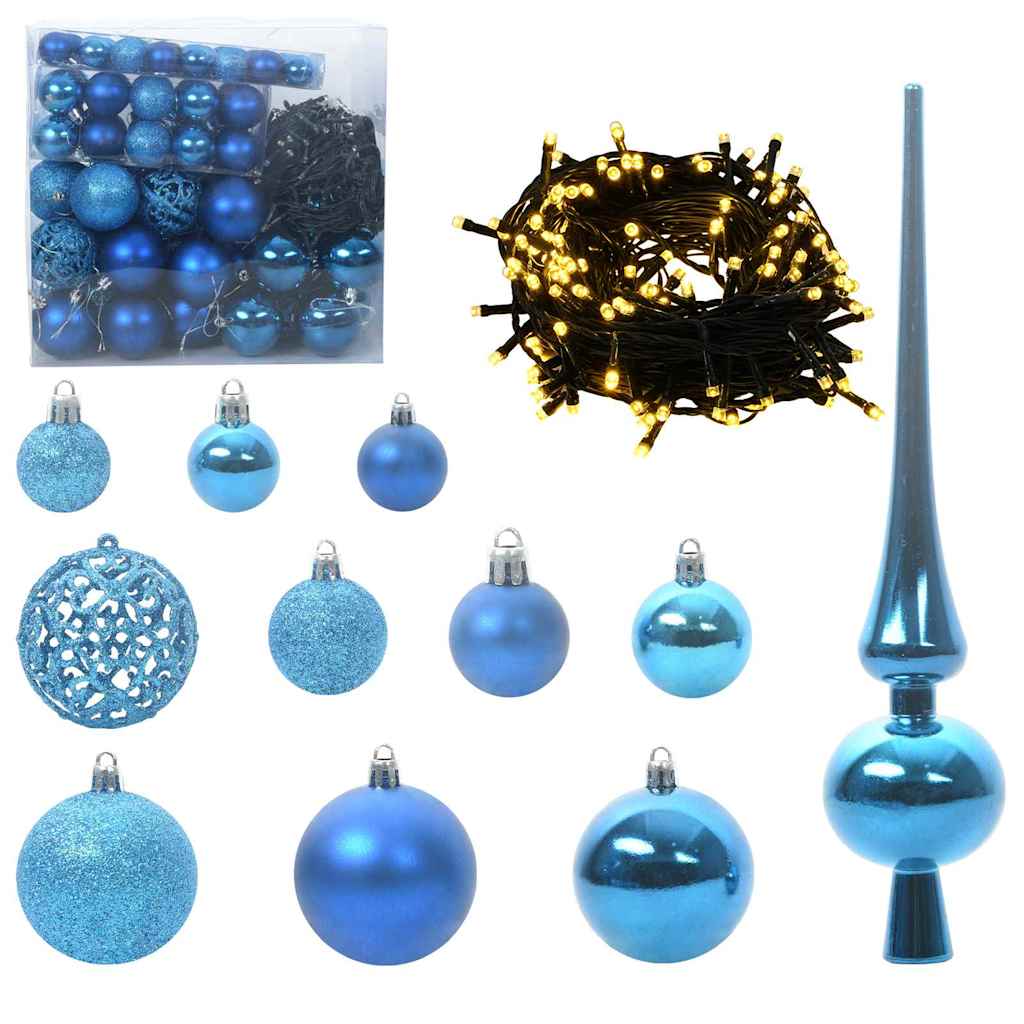 vidaXL Artificial Christmas Tree with 300 LEDs with Stand Green 240 cm