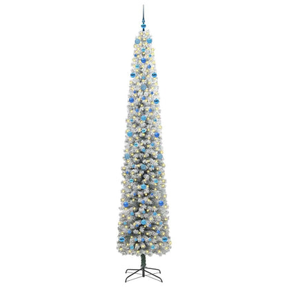 vidaXL Artificial Christmas Tree with 300 LEDs with Stand Green 270 cm