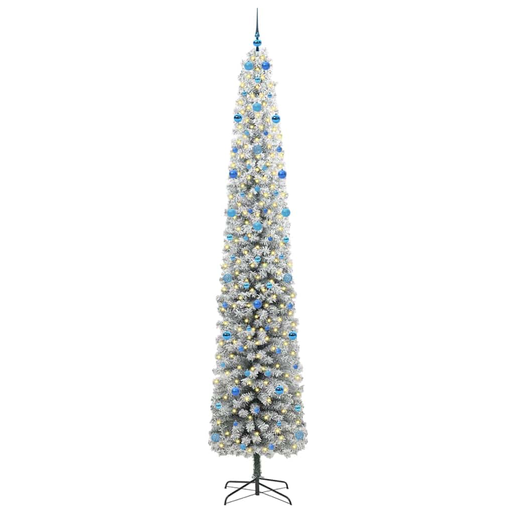 vidaXL Artificial Christmas Tree with 300 LEDs with Stand Green 300 cm