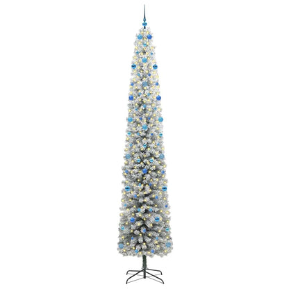 vidaXL Artificial Christmas Tree with 300 LEDs with Stand Green 300 cm
