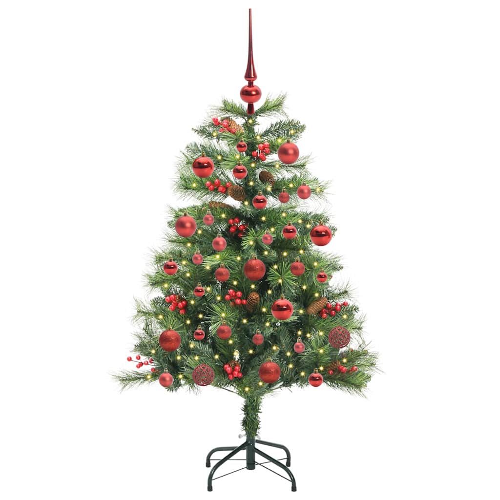 vidaXL Artificial Christmas Tree Green 150 cm PVC and Metal