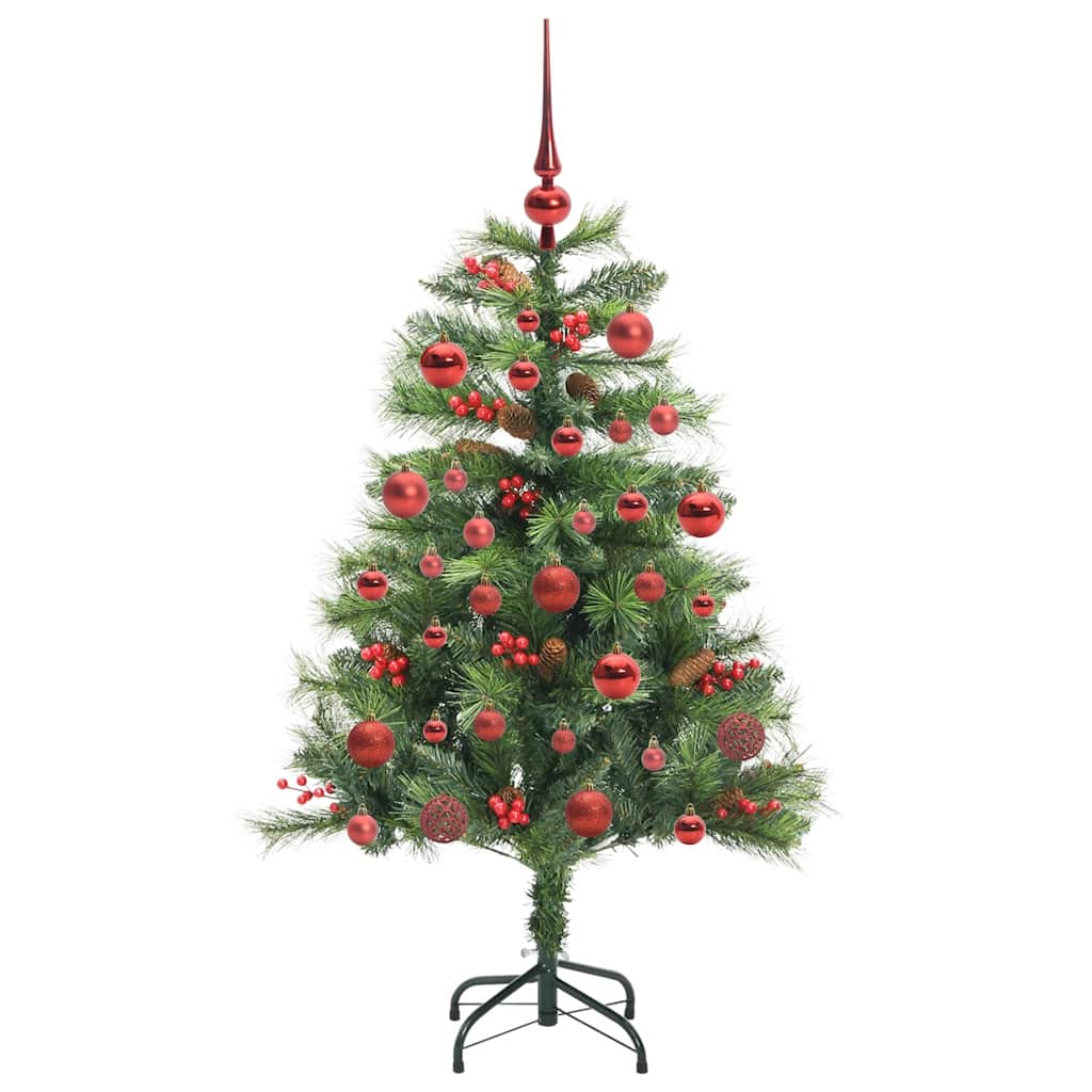 vidaXL Artificial Christmas Tree Green 150 cm PVC and Metal