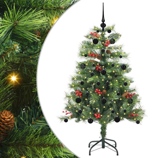 vidaXL Artificial Christmas Tree Green 150 cm PVC and Metal