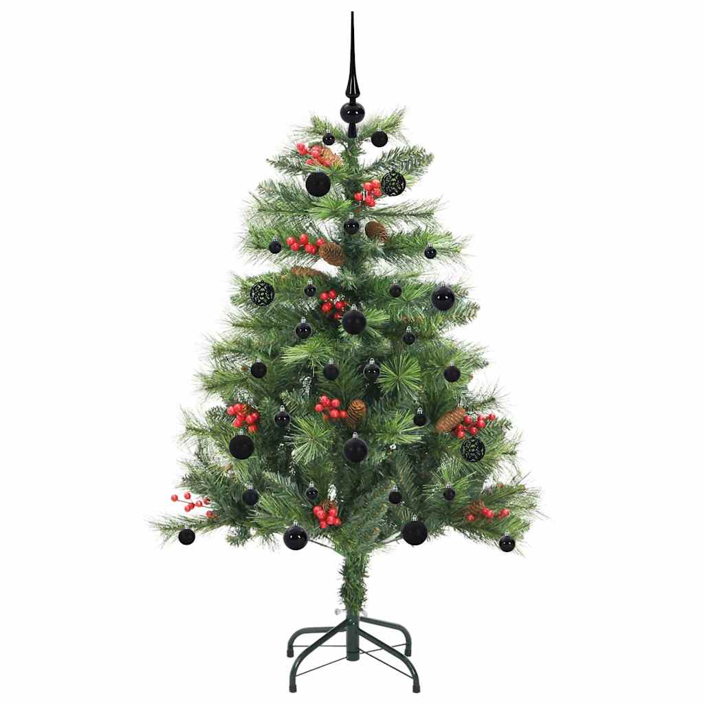 vidaXL Artificial Christmas Tree Green 150 cm PVC and Metal