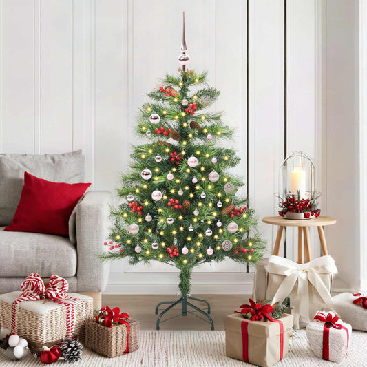 vidaXL Artificial Christmas Tree Green 150 cm PVC and Metal