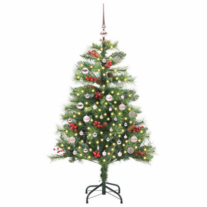 vidaXL Artificial Christmas Tree Green 150 cm PVC and Metal