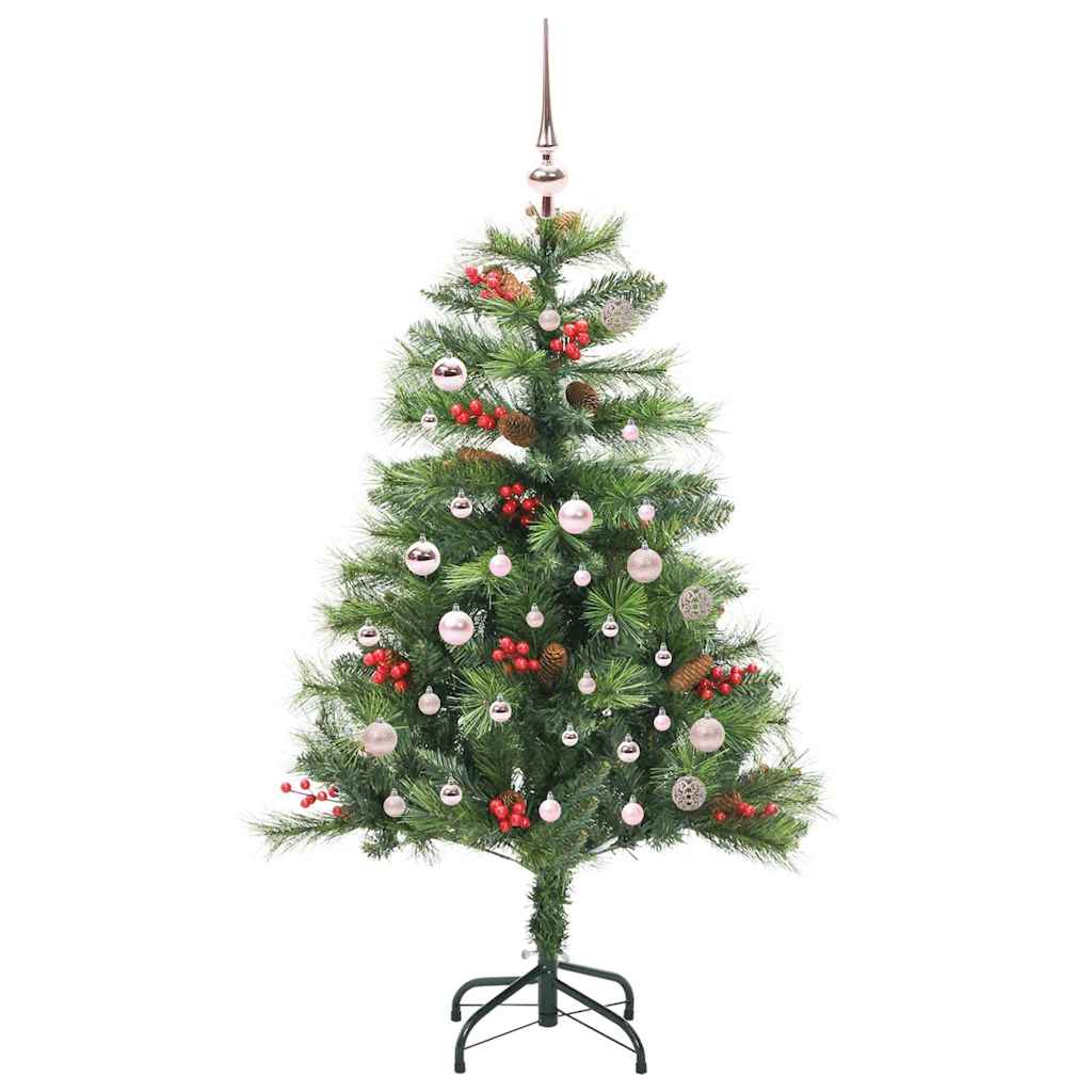vidaXL Artificial Christmas Tree Green 150 cm PVC and Metal
