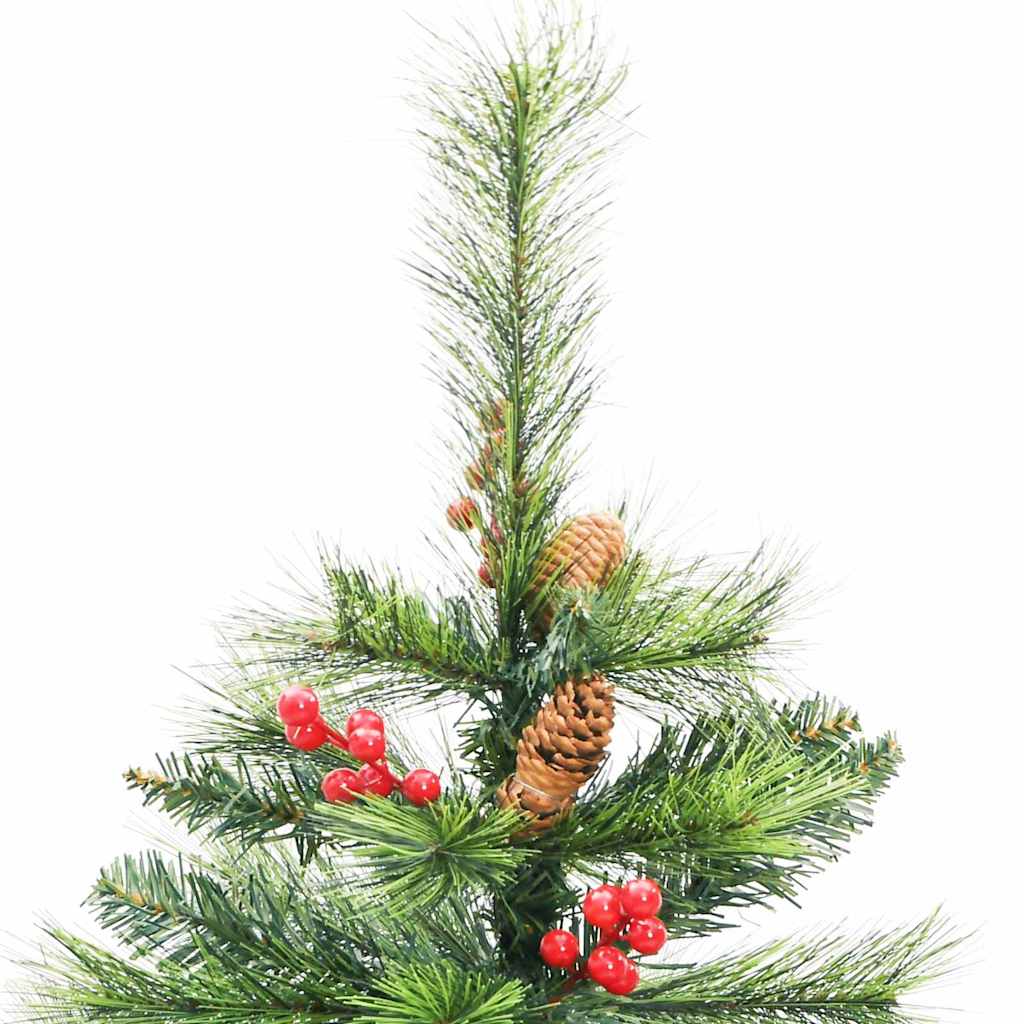 vidaXL Artificial Christmas Tree Green 150 cm PVC and Metal