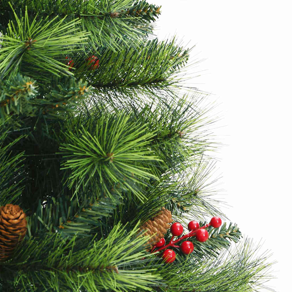 vidaXL Artificial Christmas Tree Green 150 cm PVC and Metal