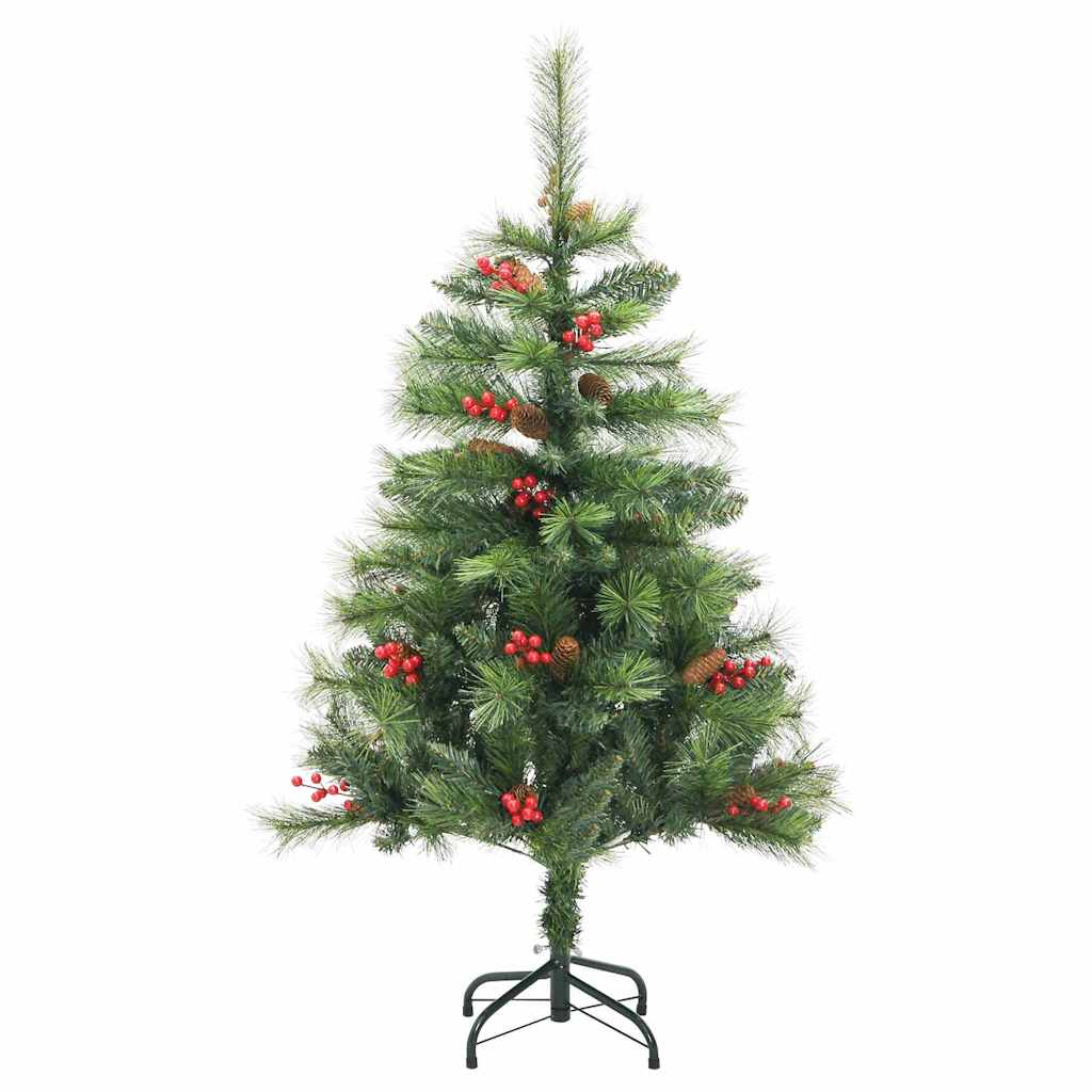 vidaXL Artificial Christmas Tree Green 150 cm PVC and Metal