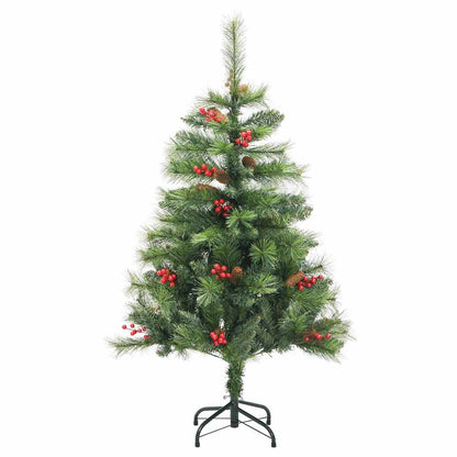 vidaXL Artificial Christmas Tree Green 150 cm PVC and Metal