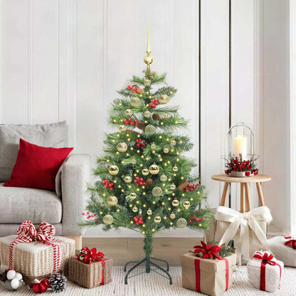 vidaXL Artificial Christmas Tree Green 150 cm PVC and Metal