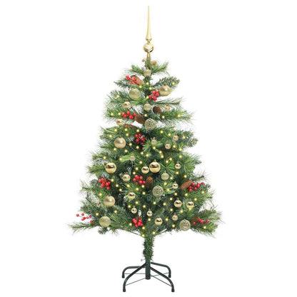 vidaXL Artificial Christmas Tree Green 150 cm PVC and Metal