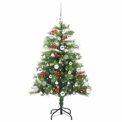 vidaXL Artificial Christmas Tree Green 150 cm PVC and Metal