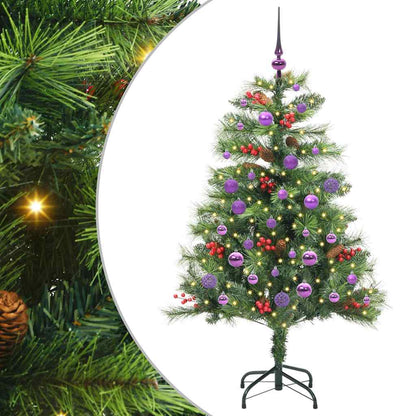 vidaXL Artificial Christmas Tree Green 150 cm PVC and Metal