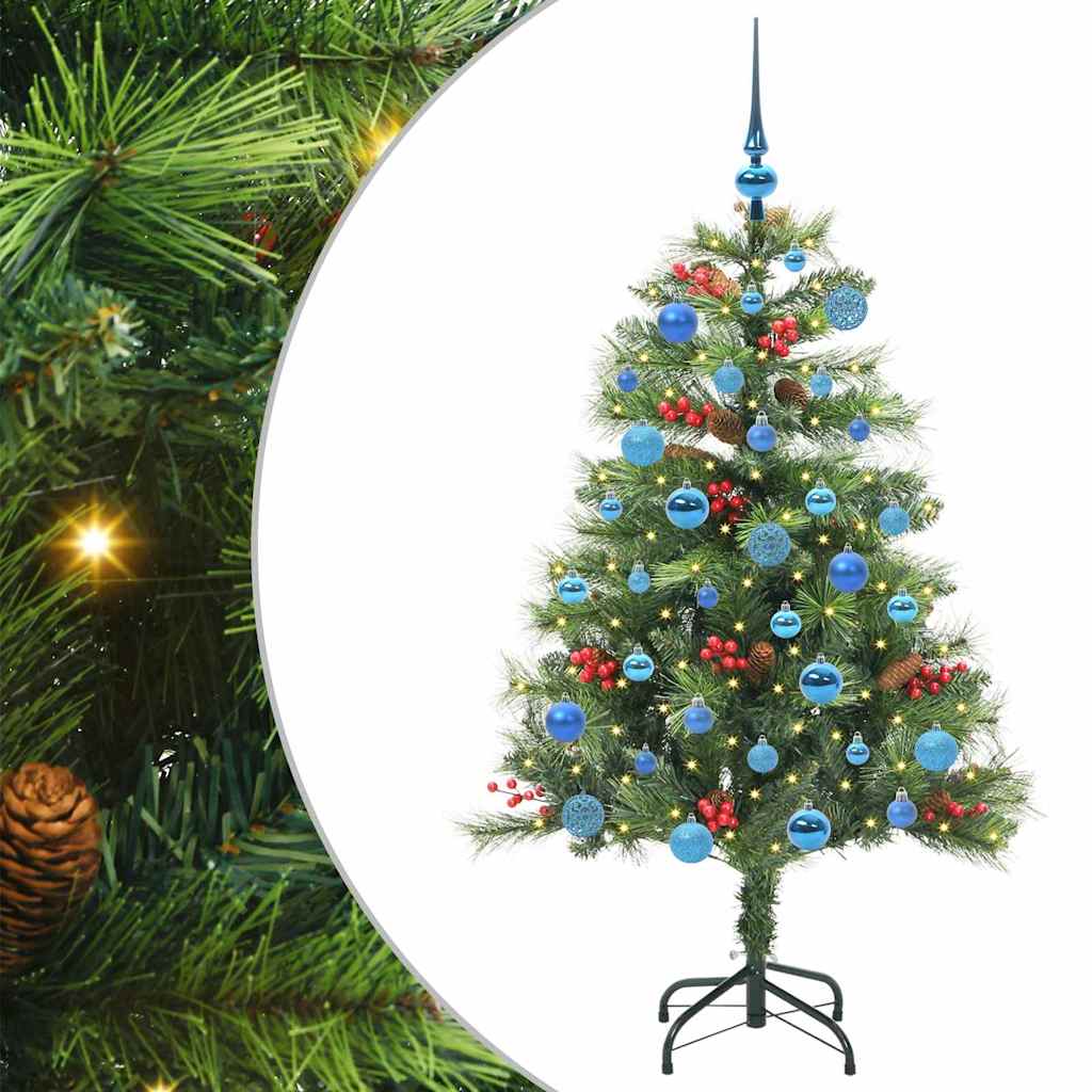 vidaXL Artificial Christmas Tree Green 150 cm PVC and Metal