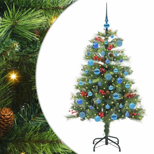 vidaXL Artificial Christmas Tree Green 150 cm PVC and Metal