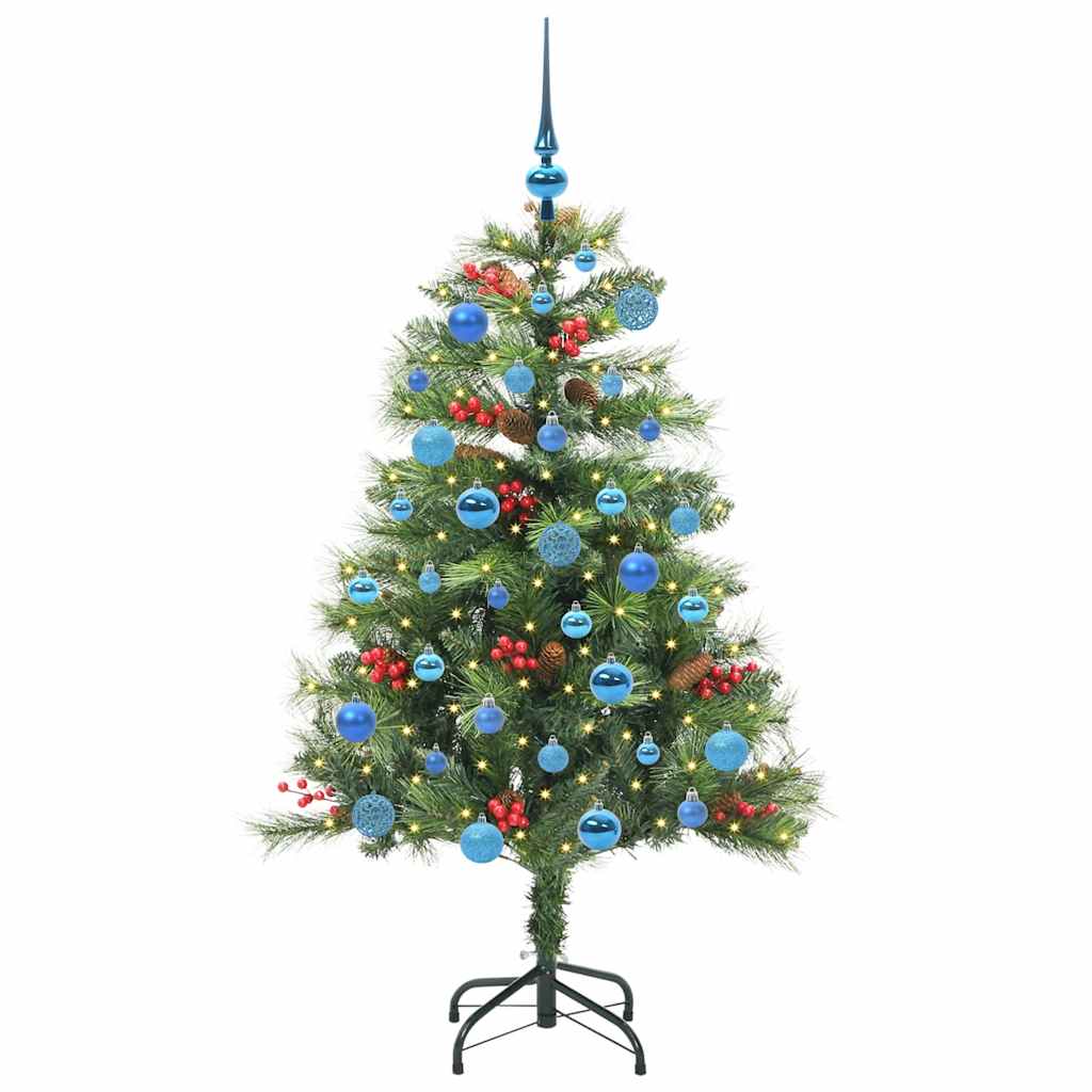 vidaXL Artificial Christmas Tree Green 150 cm PVC and Metal