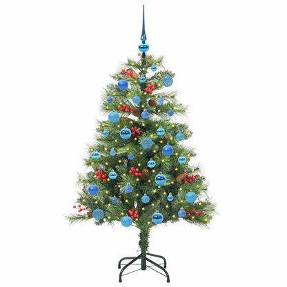 vidaXL Artificial Christmas Tree Green 150 cm PVC and Metal