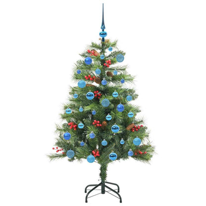 vidaXL Artificial Christmas Tree Green 150 cm PVC and Metal