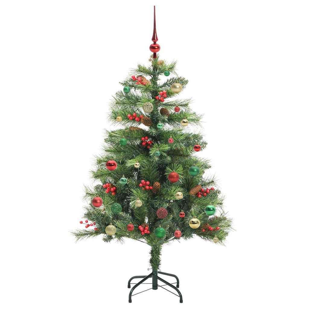 vidaXL Artificial Christmas Tree Green 150 cm PVC and Metal