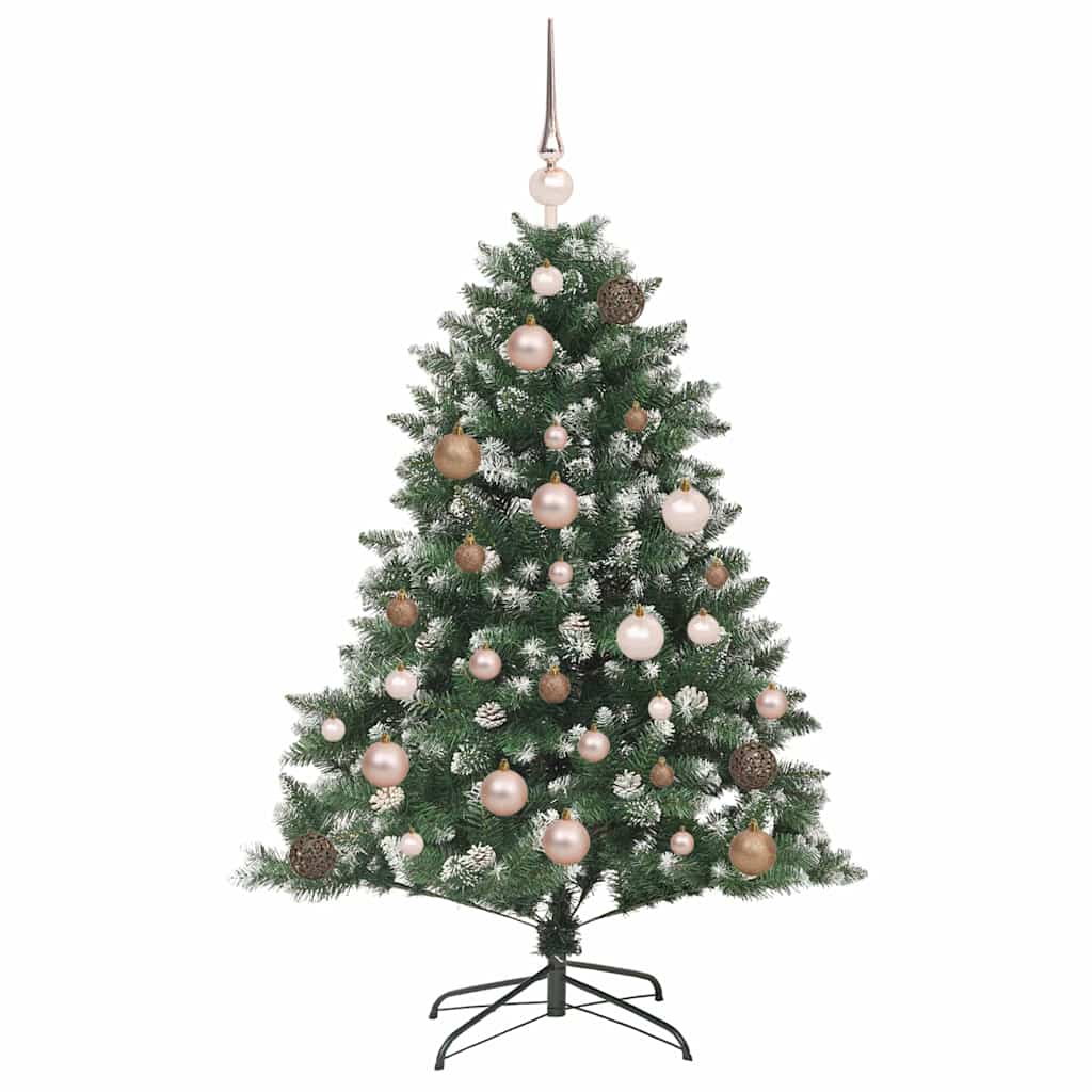 vidaXL Artificial Christmas Tree with 150 LEDs with Stand Green 120 cm