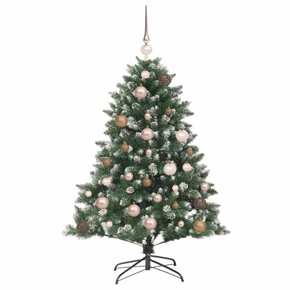 vidaXL Artificial Christmas Tree with 150 LEDs with Stand Green 120 cm