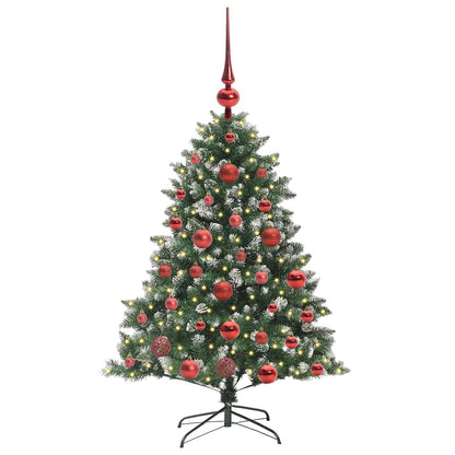vidaXL Artificial Christmas Tree with 150 LEDs with Stand Green 120 cm