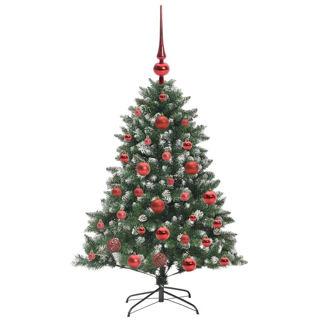 vidaXL Artificial Christmas Tree with 150 LEDs with Stand Green 120 cm