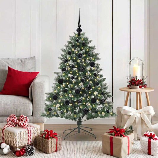 vidaXL Artificial Christmas Tree with 150 LEDs with Stand Green 120 cm