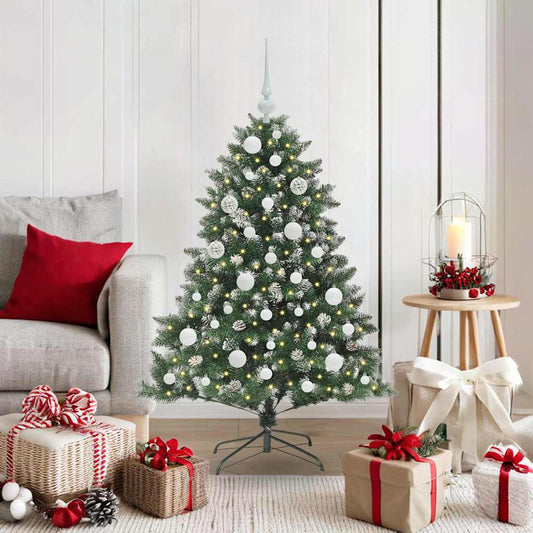 vidaXL Artificial Christmas Tree with 150 LEDs with Stand Green 120 cm