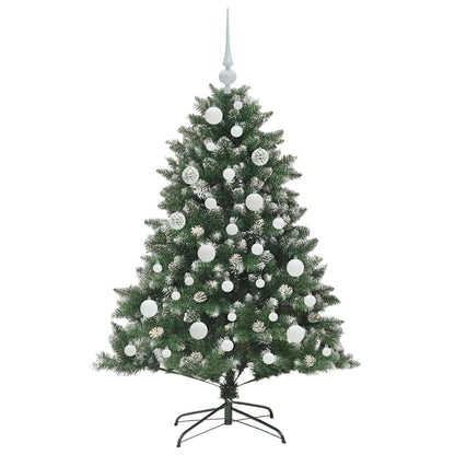 vidaXL Artificial Christmas Tree with 150 LEDs with Stand Green 120 cm
