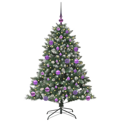 vidaXL Artificial Christmas Tree with 150 LEDs with Stand Green 120 cm