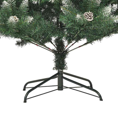 vidaXL Artificial Christmas Tree with 150 LEDs with Stand Green 150 cm