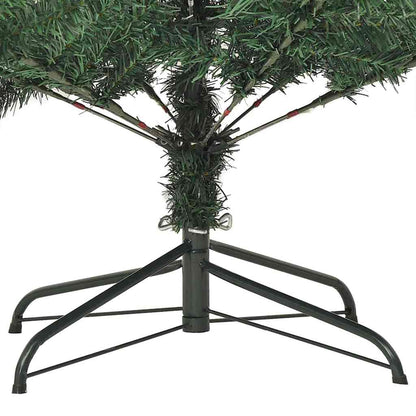 vidaXL Artificial Christmas Tree with 300 LEDs with Stand Green 180 cm