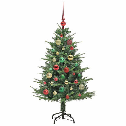 vidaXL Artificial Pre-lit Christmas Tree with Ball Set Green 120 cm