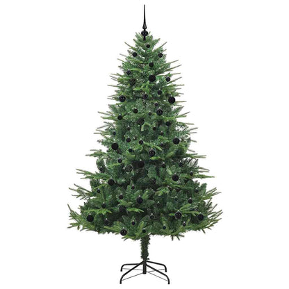 vidaXL Artificial Pre-lit Christmas Tree with Ball Set Green 240 cm