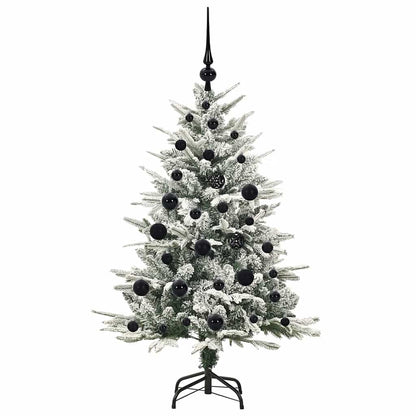 vidaXL Artificial Pre-lit Christmas Tree with Ball Set Green 120 cm