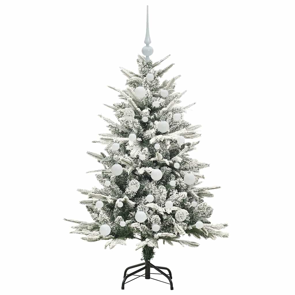 vidaXL Artificial Pre-lit Christmas Tree with Ball Set Green 120 cm