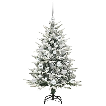 vidaXL Artificial Pre-lit Christmas Tree with Ball Set Green 120 cm