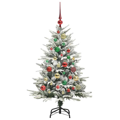 vidaXL Artificial Pre-lit Christmas Tree with Ball Set Green 120 cm